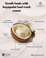Heel Crack Cream | Ayurvedic Heel Repair Cream | Softer Heels| Repair Dry, Hard & Cracked Heels