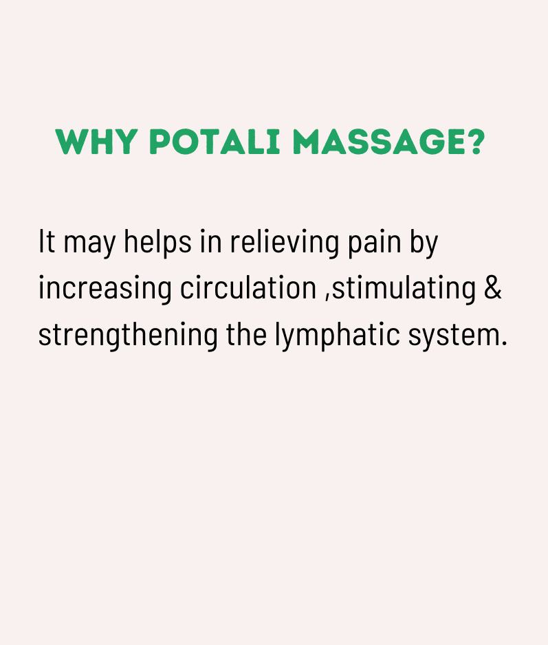 Massage Potali Advantages