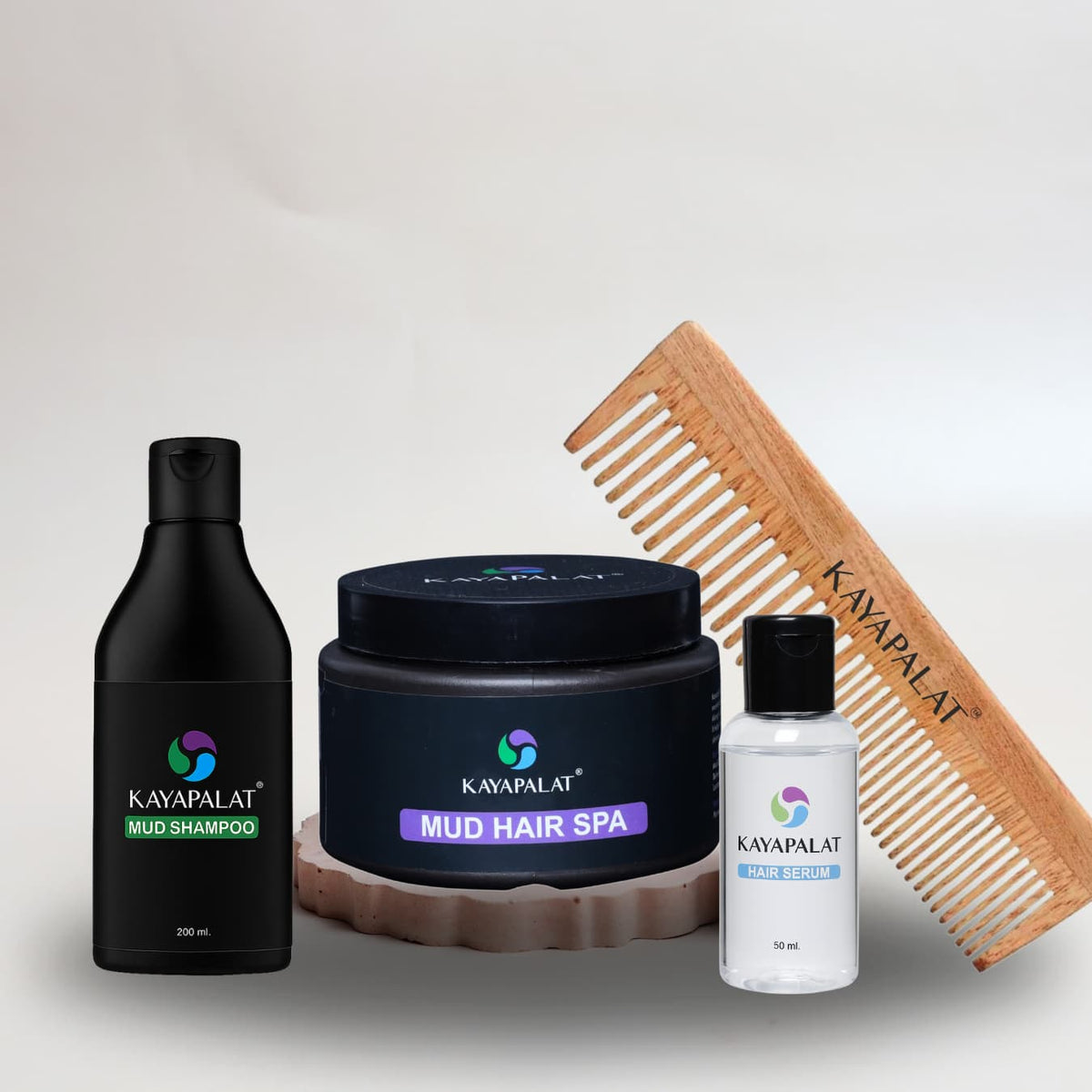 Kayapalat Mud Hair Spa Kit – Complete Mineral Therapy for Healthy, Lustrous Hair