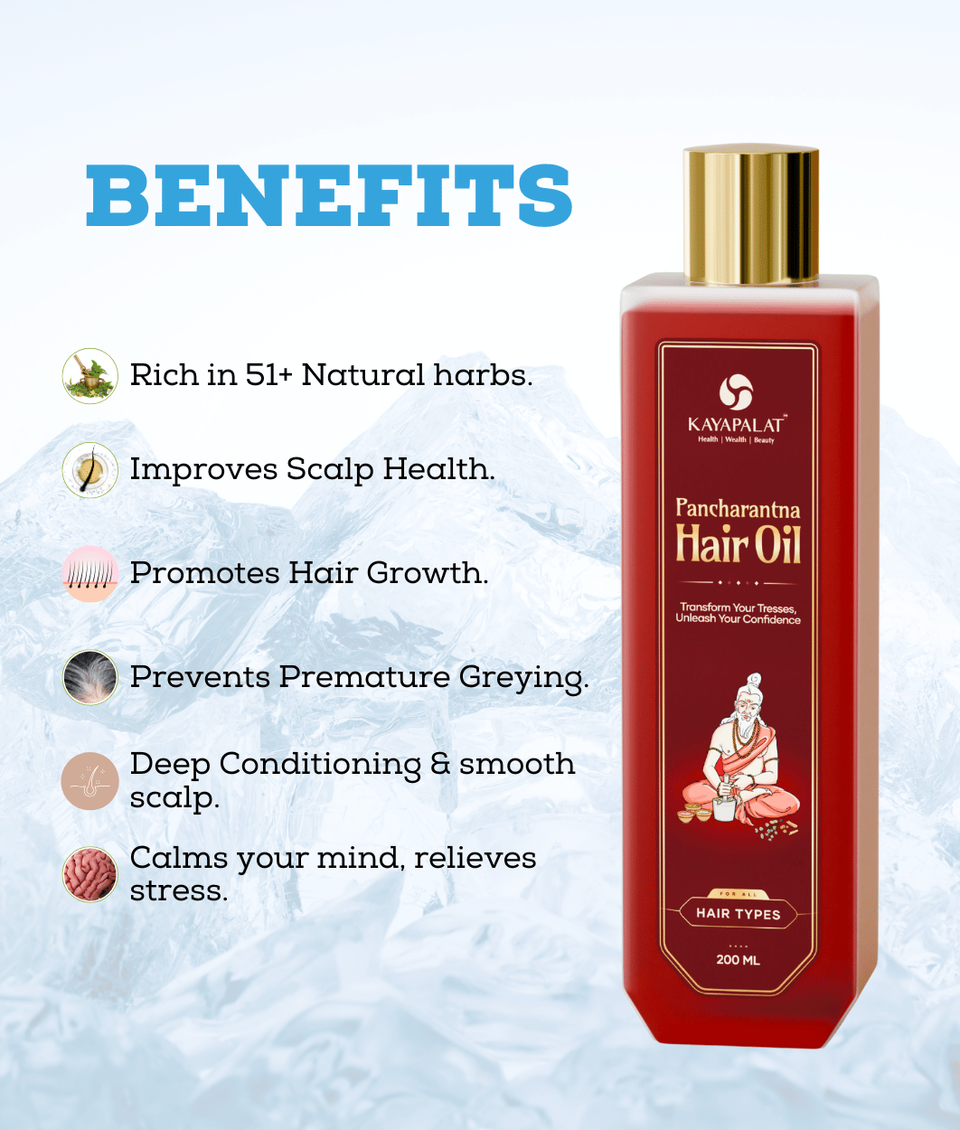 Panchratna Hair Oil – Deep Nourishment for Hair & Scalp