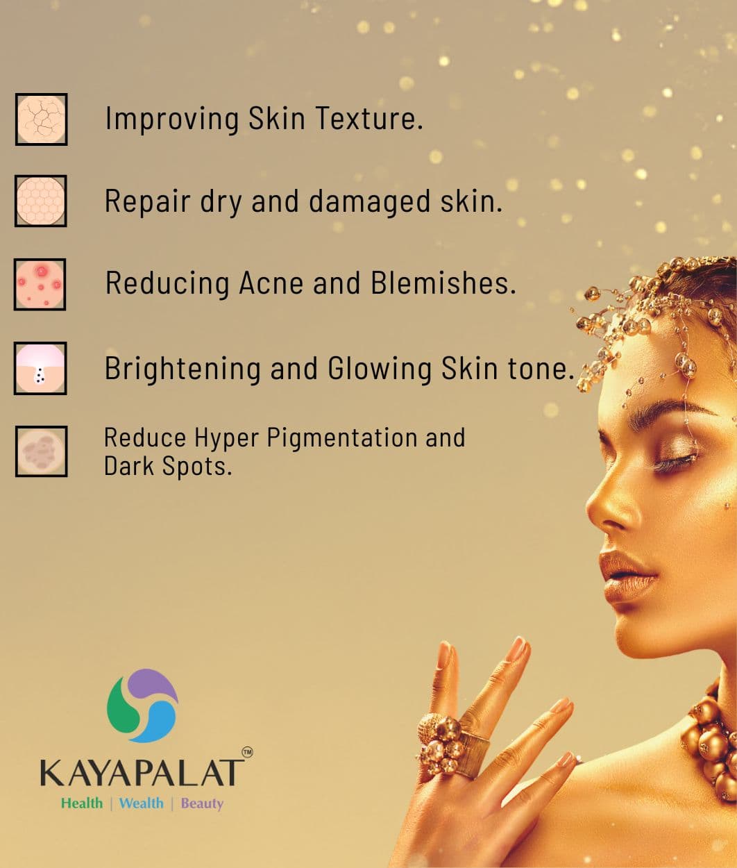 Kayapalat Suvarna Face Pack | Herbal Anti-Aging, Radiance Boosting & Skin Nourishing Formula
