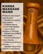 Kansa Wand for Foot, Body and Skin I Ayurvedic Tool for Radiant Skin