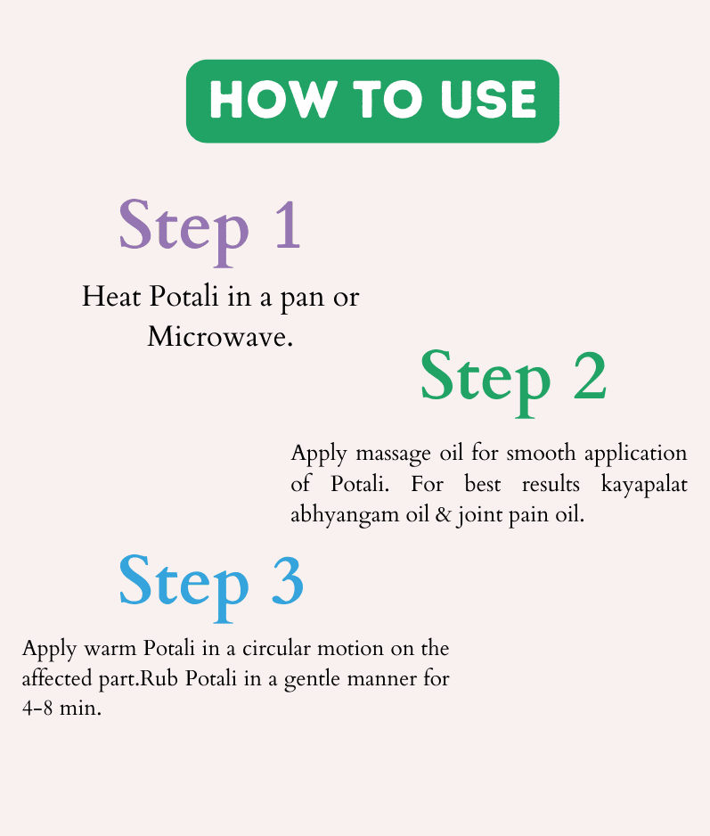 Kayapalat Massage Potli – Therapeutic Body Massage for Relaxation thumbnail 6