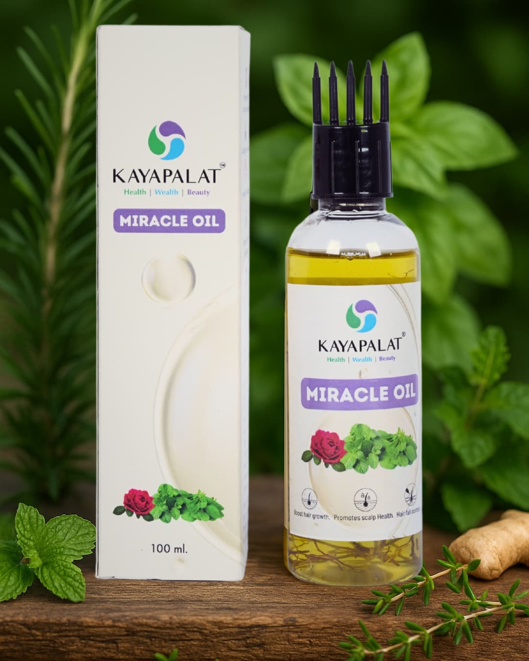 Miracle Hair Oil – Restore Damaged Hair, Strengthen Roots Naturally
