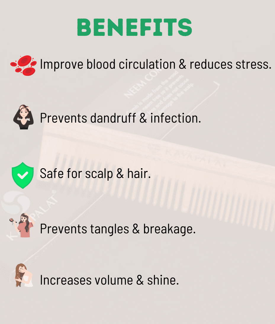 Neem Comb – Natural Hair Care Solution thumbnail 5