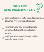 Neem Comb – Natural Hair Care Solution - Kayapalat Care